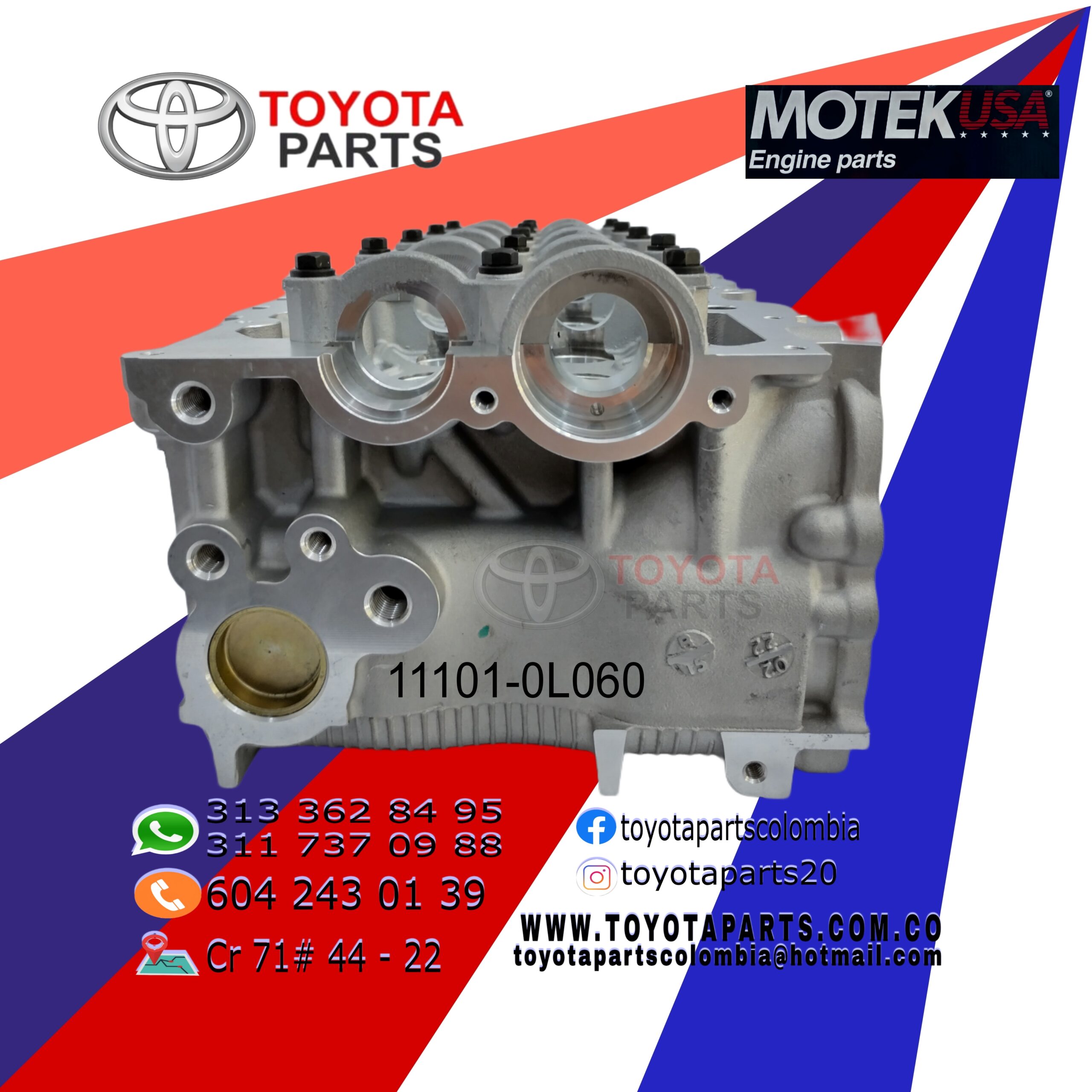 CULATA MOTOR HILUX, PRADO Y FORTUNER 1KD 3.0 - Imagen 3