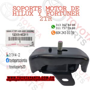 SOPORTE MOTOR DE HILUX Y FORTUNER 2TR