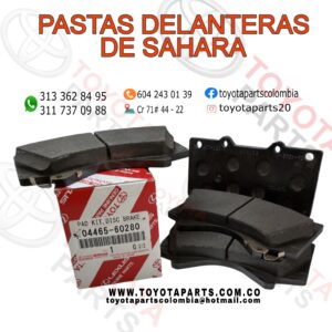 PASTAS DELANTERAS DE SAHARA