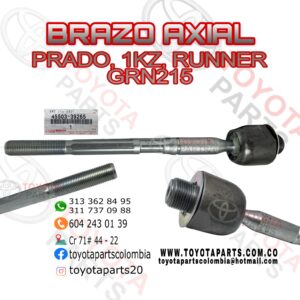 BRAZO AXIAL PRADO, 1KZ, RUNNER GRN215