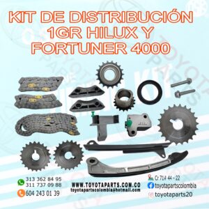KIT DE DISTRIBUCION 1GR HILUX Y FORTUNER 4000